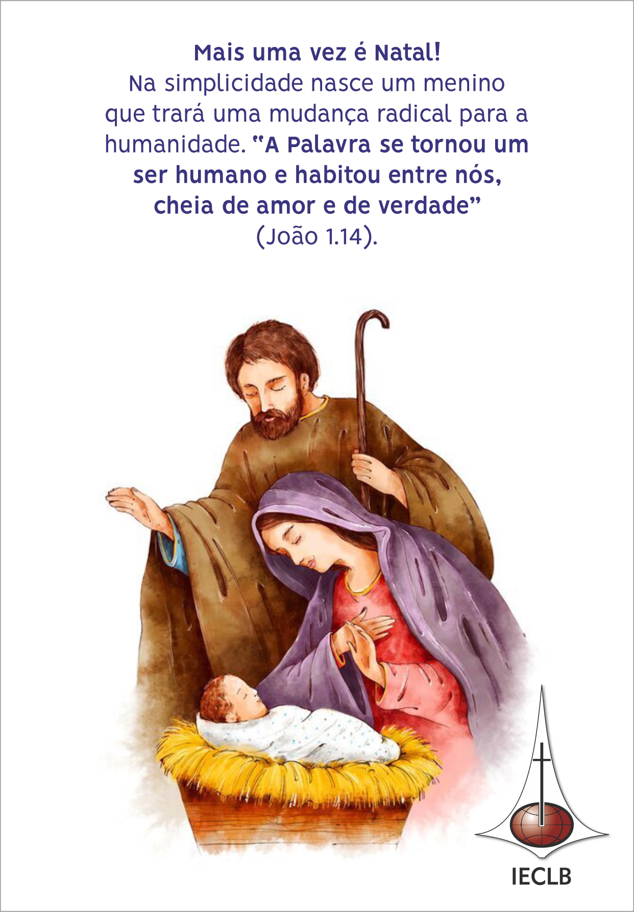 Cartão Oração de Natal - Livraria Martin Luther